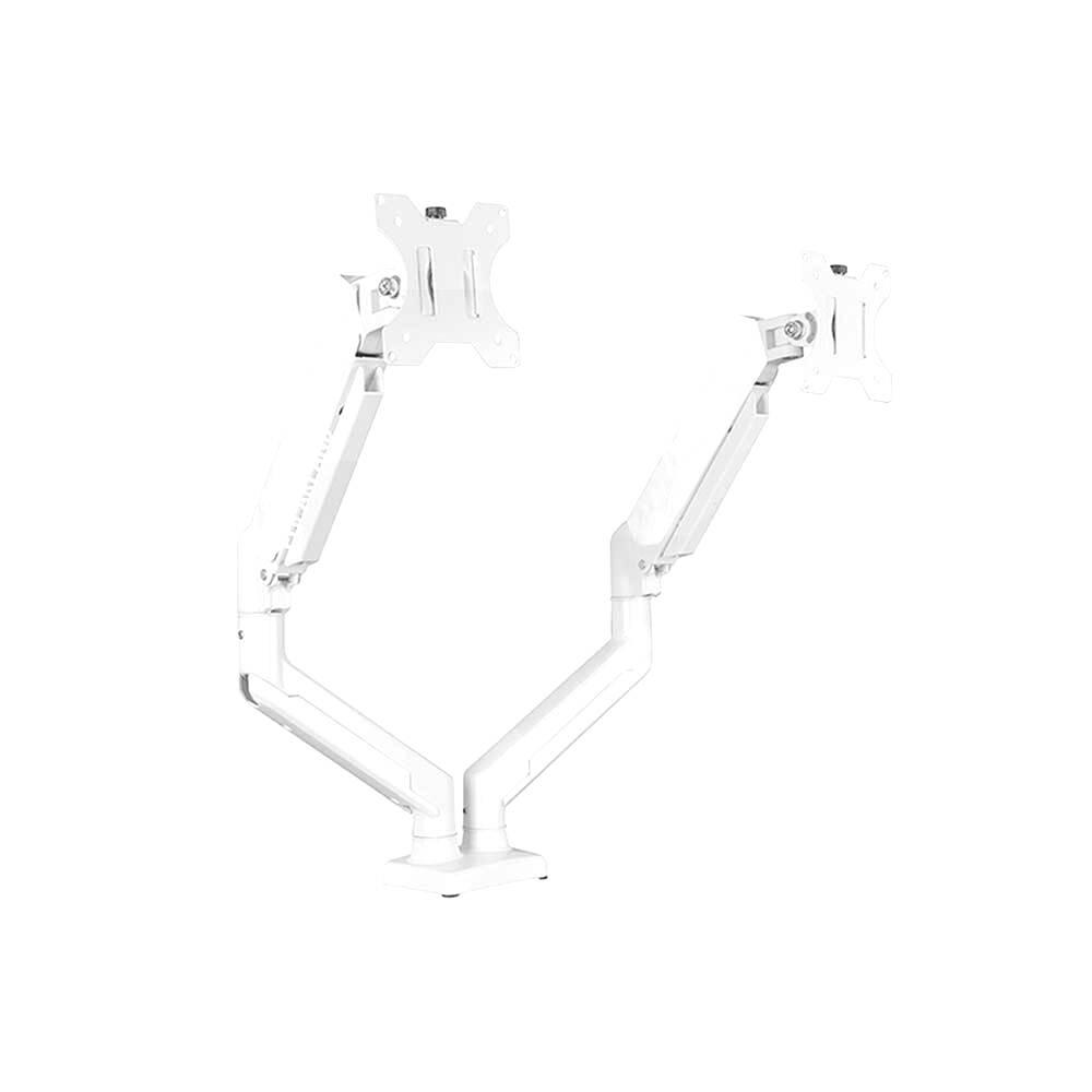Soporte de Monitor 2 brazos Blanco