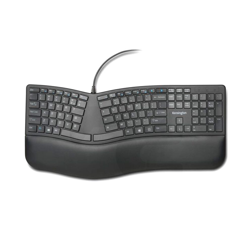 Teclado Alámbrico Pro Fit Ergonómico - Negro 
