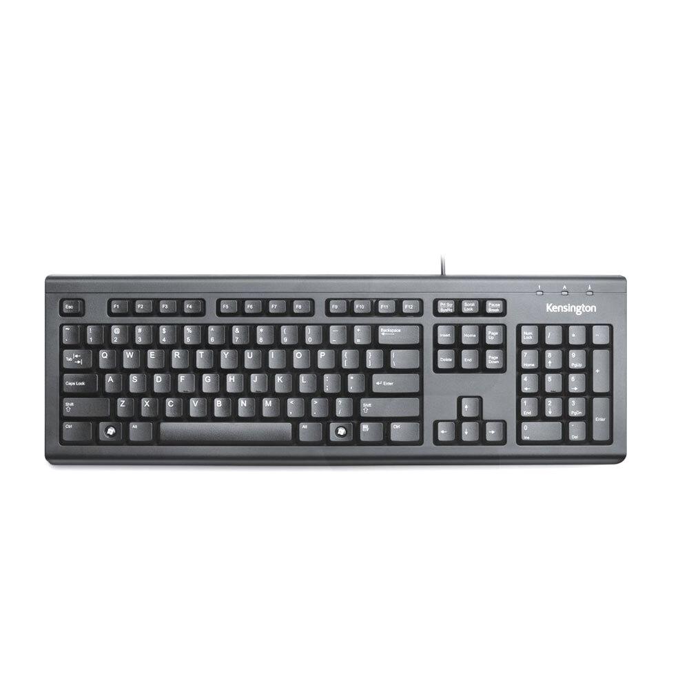 Teclado Alámbrico Resistente a Derrames Español - Negro
