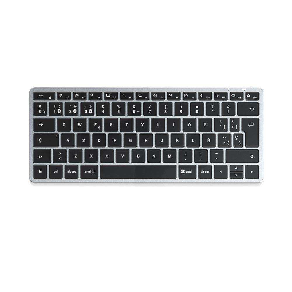Teclado Inalámbrico Bluetooth Slim X1 - Plateado