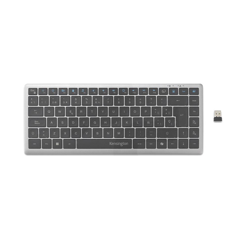 Teclado Inalámbrico Compacto Multidispositivo KB435 EQ - Gris