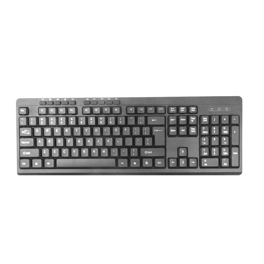 Teclado Inalámbrico KB-700W Multimedia - Negro